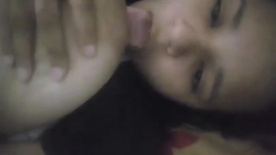Morgana Chupando Seus Seios